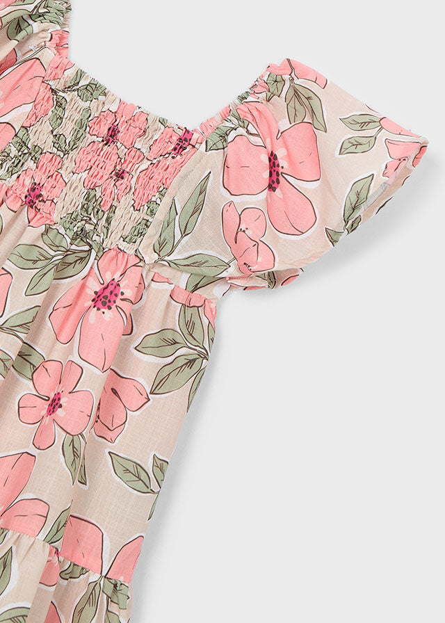 Vestito Elegante Con Stampa Floreale