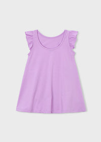 Abito Lilla Con Stampe Pop