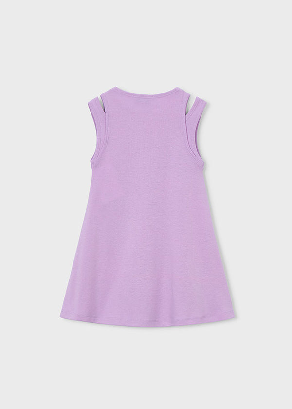 Vestito Smanicato Con Dettagli Cut Out