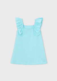 Vestito Azzurro Con Grafica Summer Girl