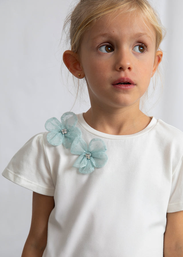 Completo T-Shirt E Gonna In Tulle Verde