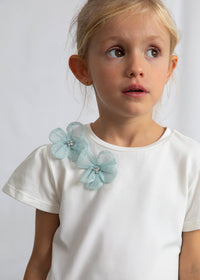Completo T-Shirt E Gonna In Tulle Verde