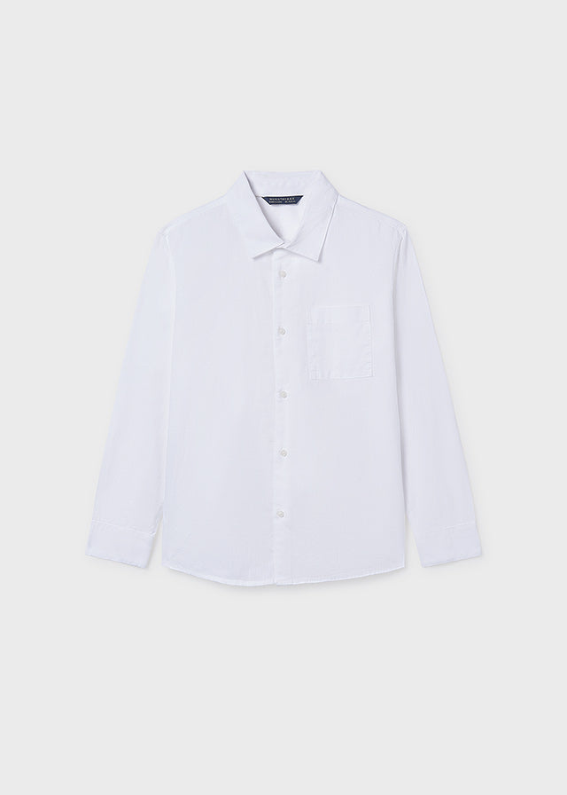 Camicia Manica Lunga Bianco