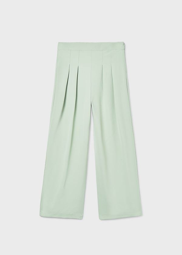 Pantalone Lungo Crepe Salvia