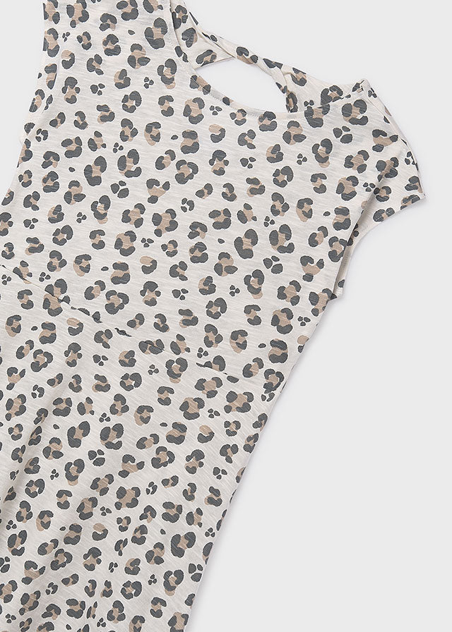 Vestito Stampato Bianco
