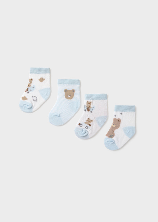 Set 4 Calzini Azzurro