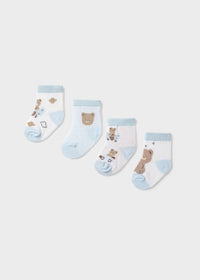Set 4 Calzini Azzurro