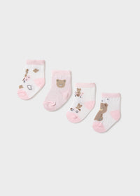 Set 4 Calzini Rosa