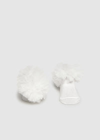 Set Cerchietto E Calzini Bianco