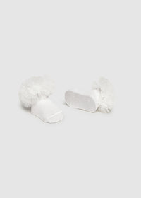 Set Cerchietto E Calzini Bianco