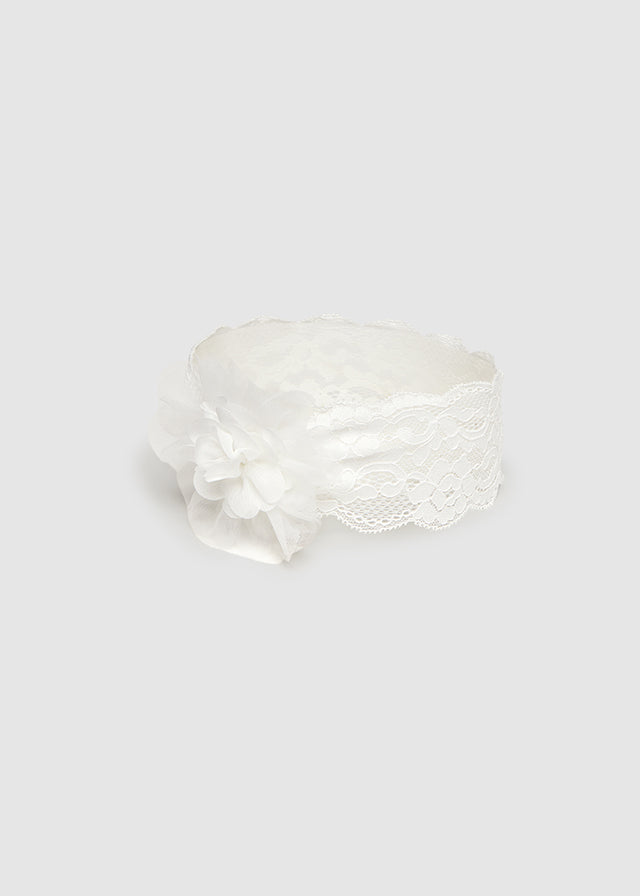 Set Cerchietto E Calzini Bianco