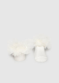 Set Cerchietto E Calzini Beige