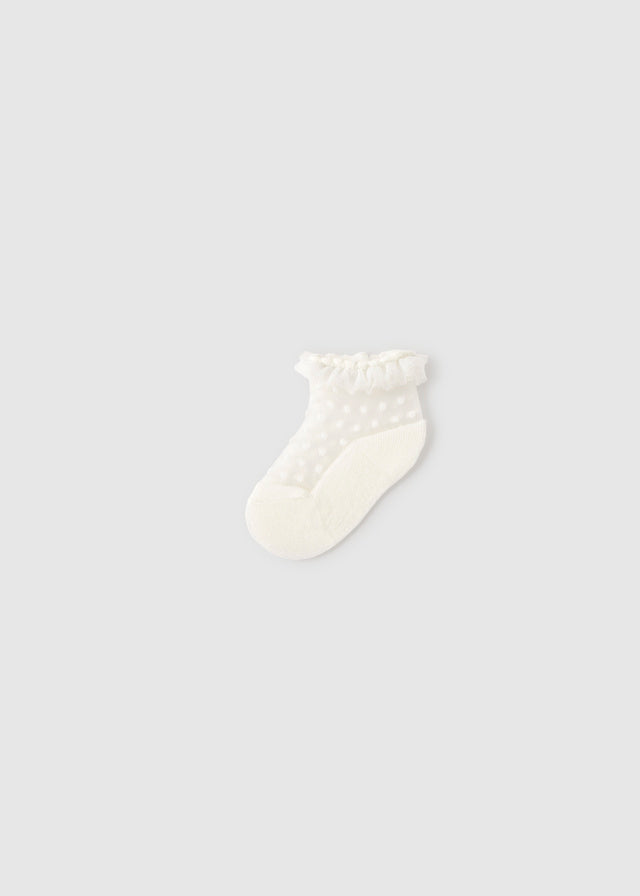 Calzini Plumetis Beige
