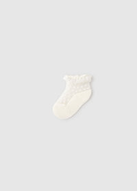 Calzini Plumetis Beige