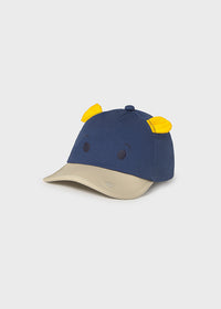 Cappello Tela Cobalto