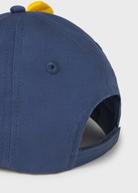 Cappello Tela Cobalto