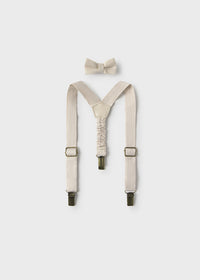 Completo Bretelle E Papillon Avena
