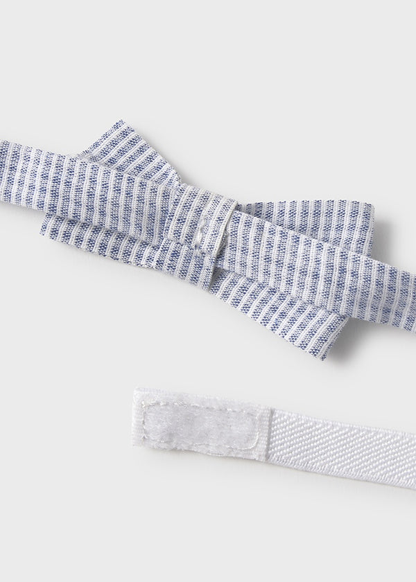 Completo Bretelle E Papillon Azzurro