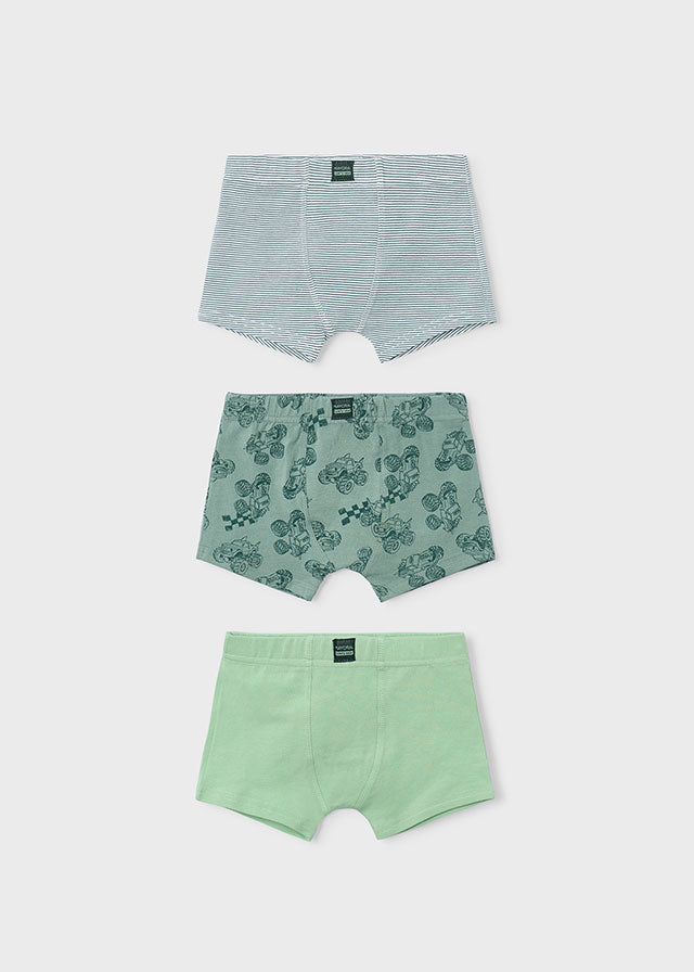 Completo 3 Boxer Verde