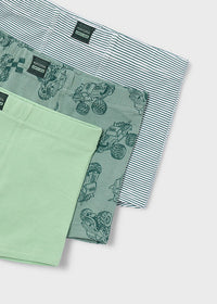 Completo 3 Boxer Verde