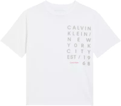 T-Shirt Bianca Con Scritta
