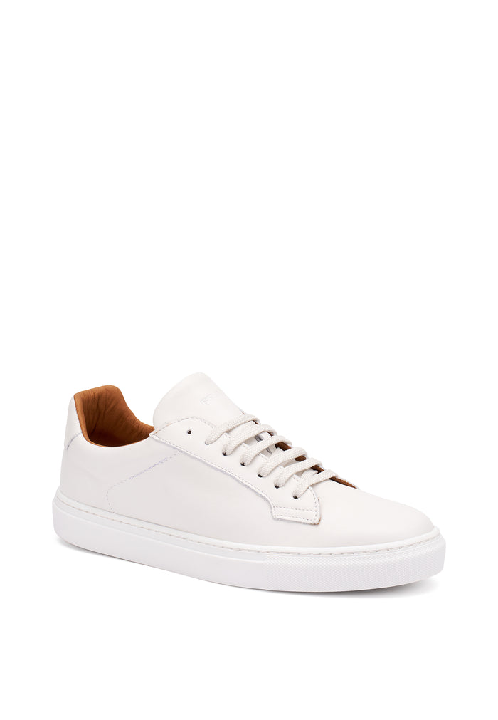 Sneaker Essential Pelle Bianca