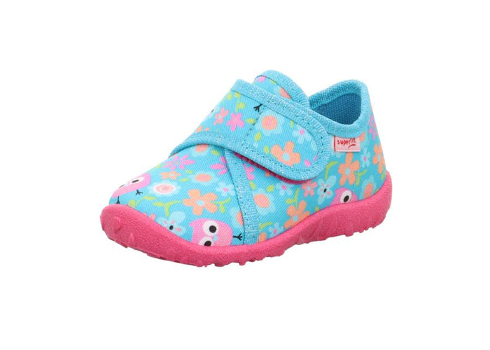 Pantofola Spotty Velcro Multicolor Azzuro