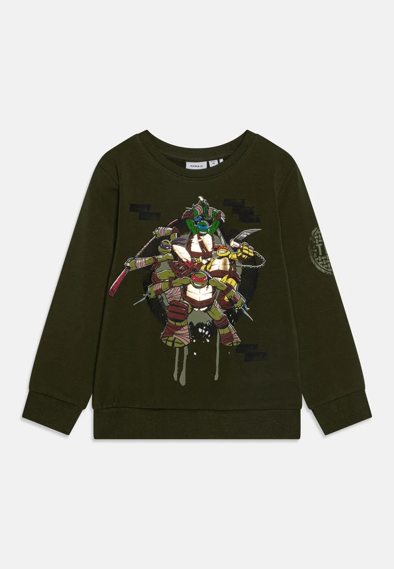 Sweatshirt Tartarughe Ninja Verde