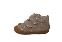 Scarpa Cocoon Suede Taupe Love Strappi