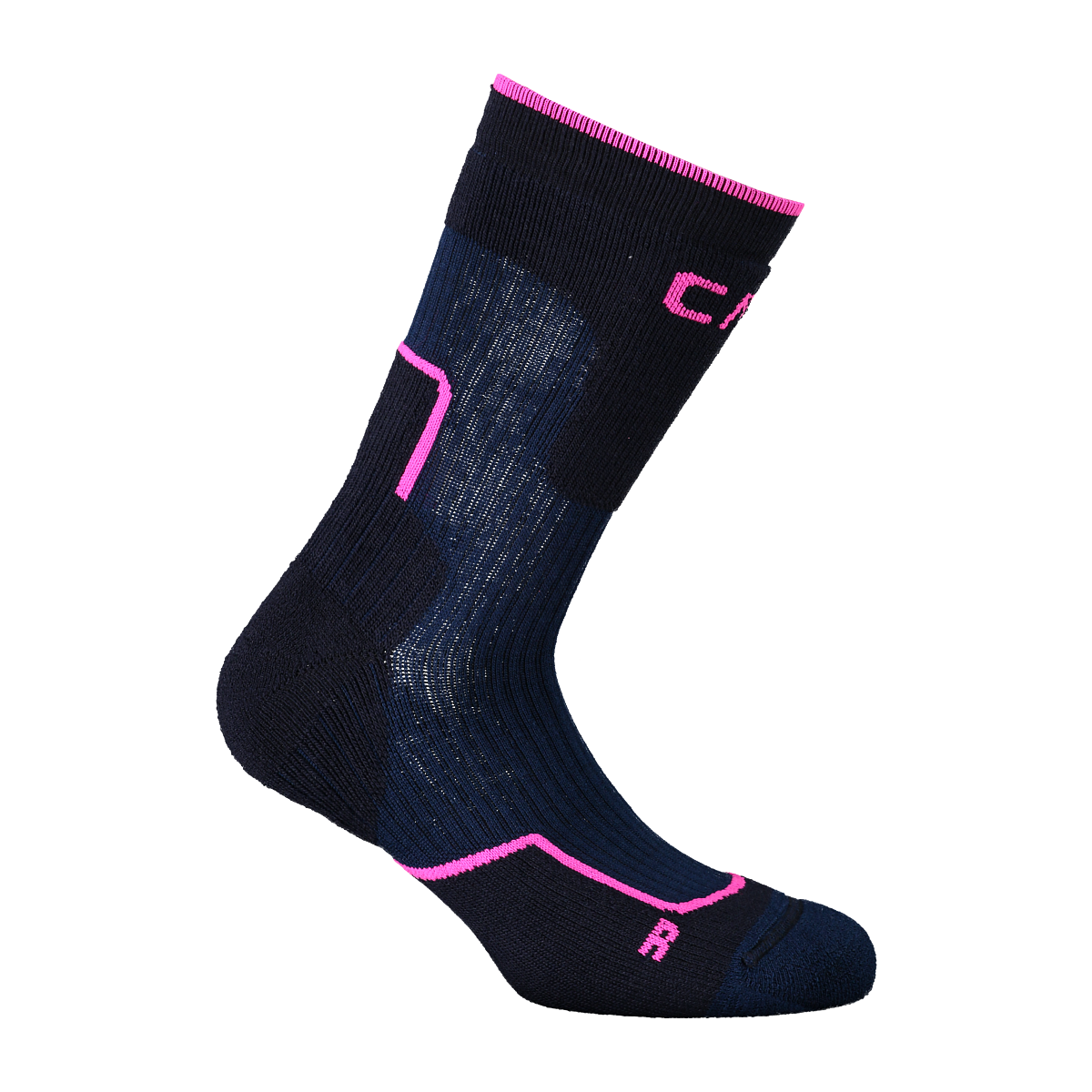 Calzini Trekking In Lana Blu Viola