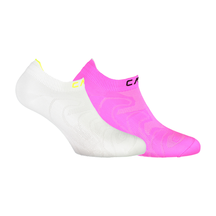 Calzino Sportivo Ultralight Bianco-Rosa