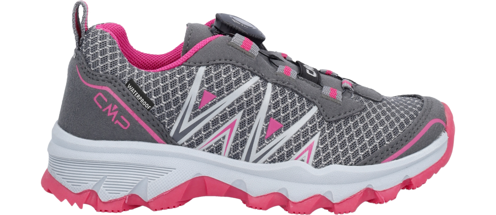Scarpa fast hiking Kids Aksa FitGo WP Grey Fuxia