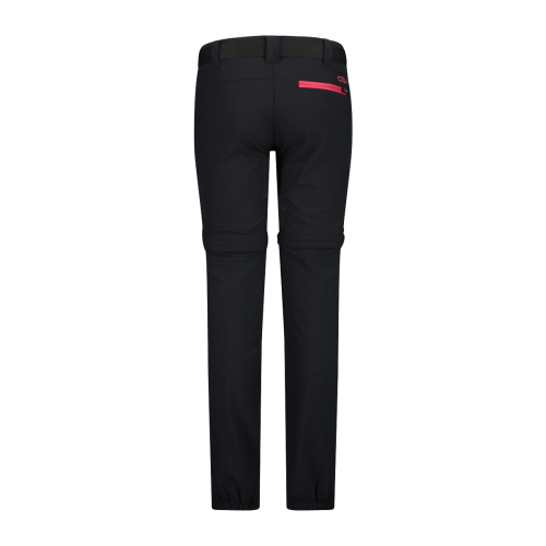 Pantaloni Con Zip G Blu-Fuxia