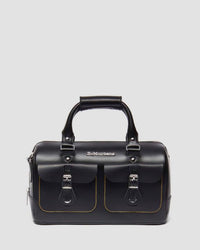 Borsa Cartella con manico superiore nera Kiev liscia