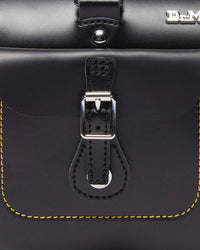 Borsa Cartella con manico superiore nera Kiev liscia