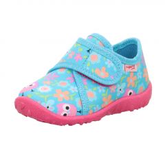 Pantofola Spotty Velcro Multicolor Azzuro