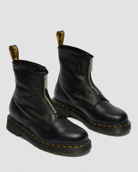 Anfibio 1460 Virginia Nero Con Zip Centrale