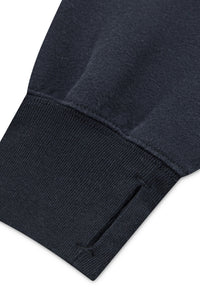 Felpa Zip Con Cappuccio Antracite