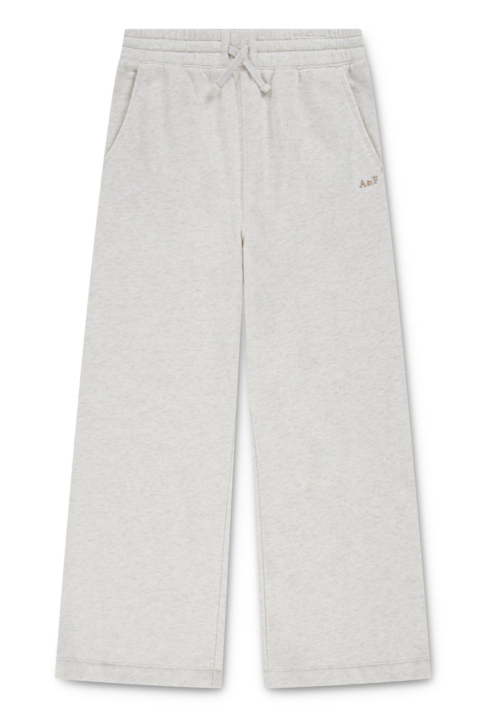 Pantalone In Felpa Gamba Larga