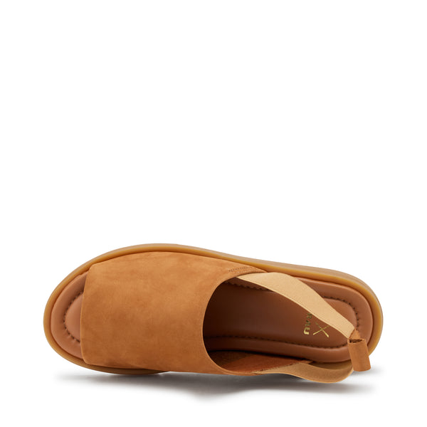 Sandalo Soft Con Fascione Marrone