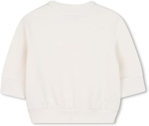 Felpa Orsetto Bianco Avorio