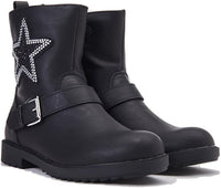 Stivaletto Dana Nero con Stella Glitter