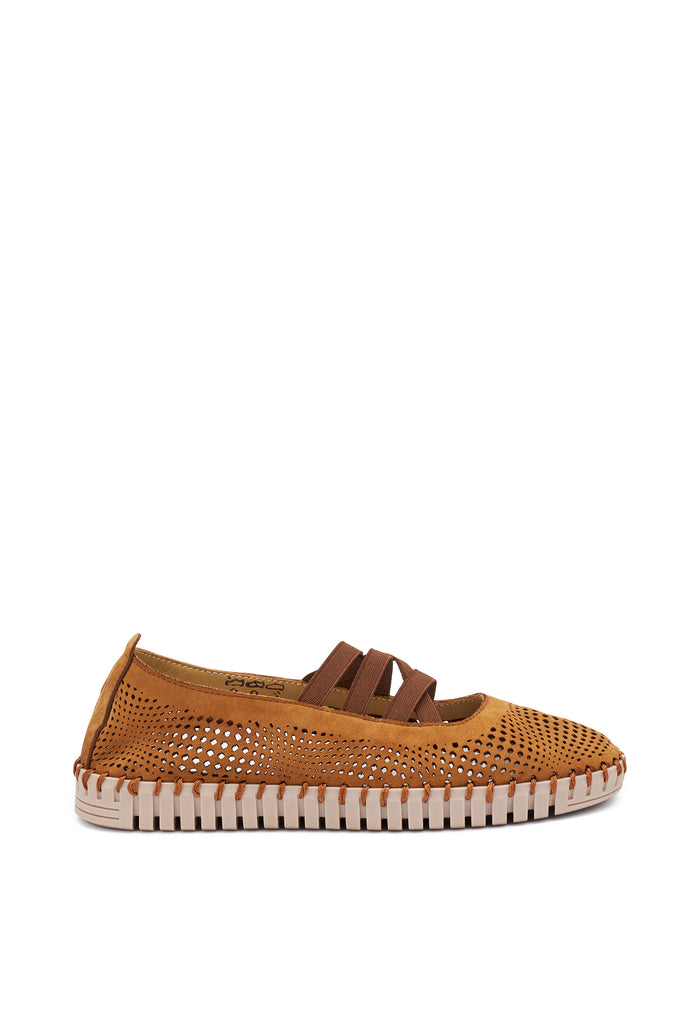 Slip-On Traforato Caramello
