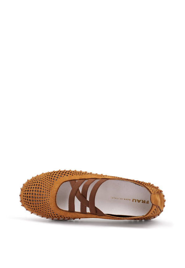 Slip-On Traforato Caramello