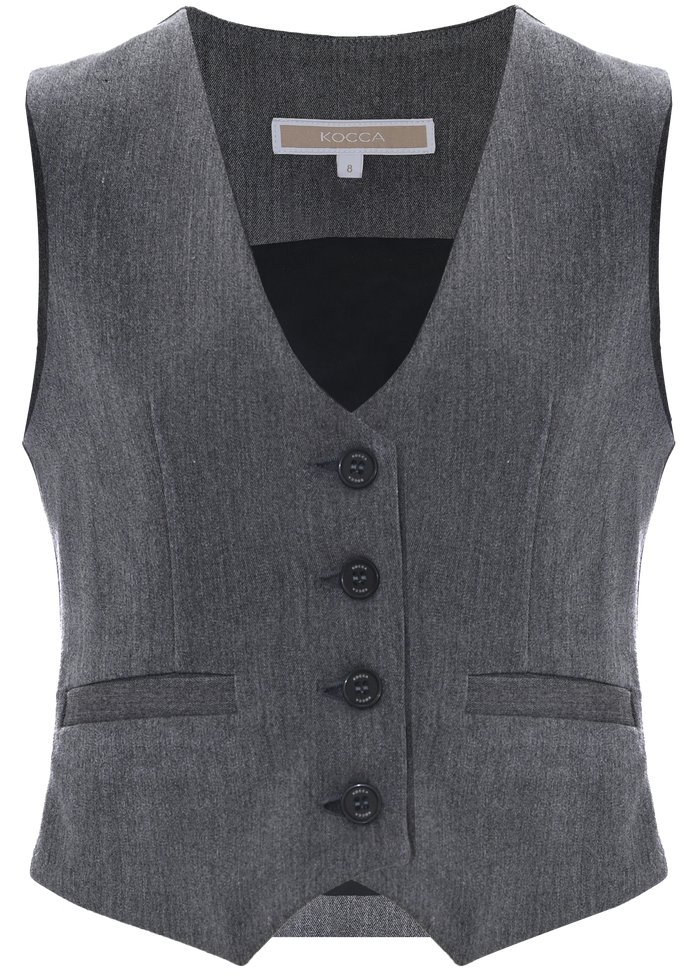 Gilet Grigio Scuro