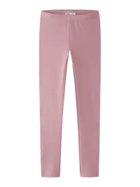 Leggings Basic Da Bambina Rosa Antico Scuro
