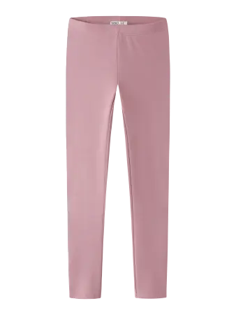 Leggings Basic Da Bambina Rosa Antico Scuro