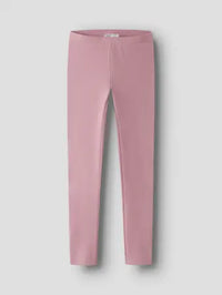 Leggings Basic Da Bambina Rosa Antico Scuro