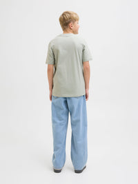 T-Shirt Aqua Gray