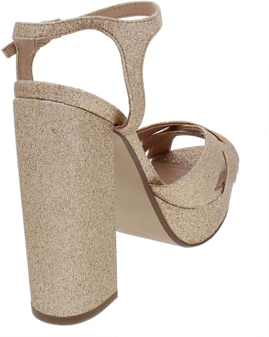 Sandalo Tacco Platform Oro